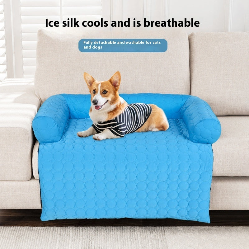 Four-Seasons Universal Ice Silk Dog Bed