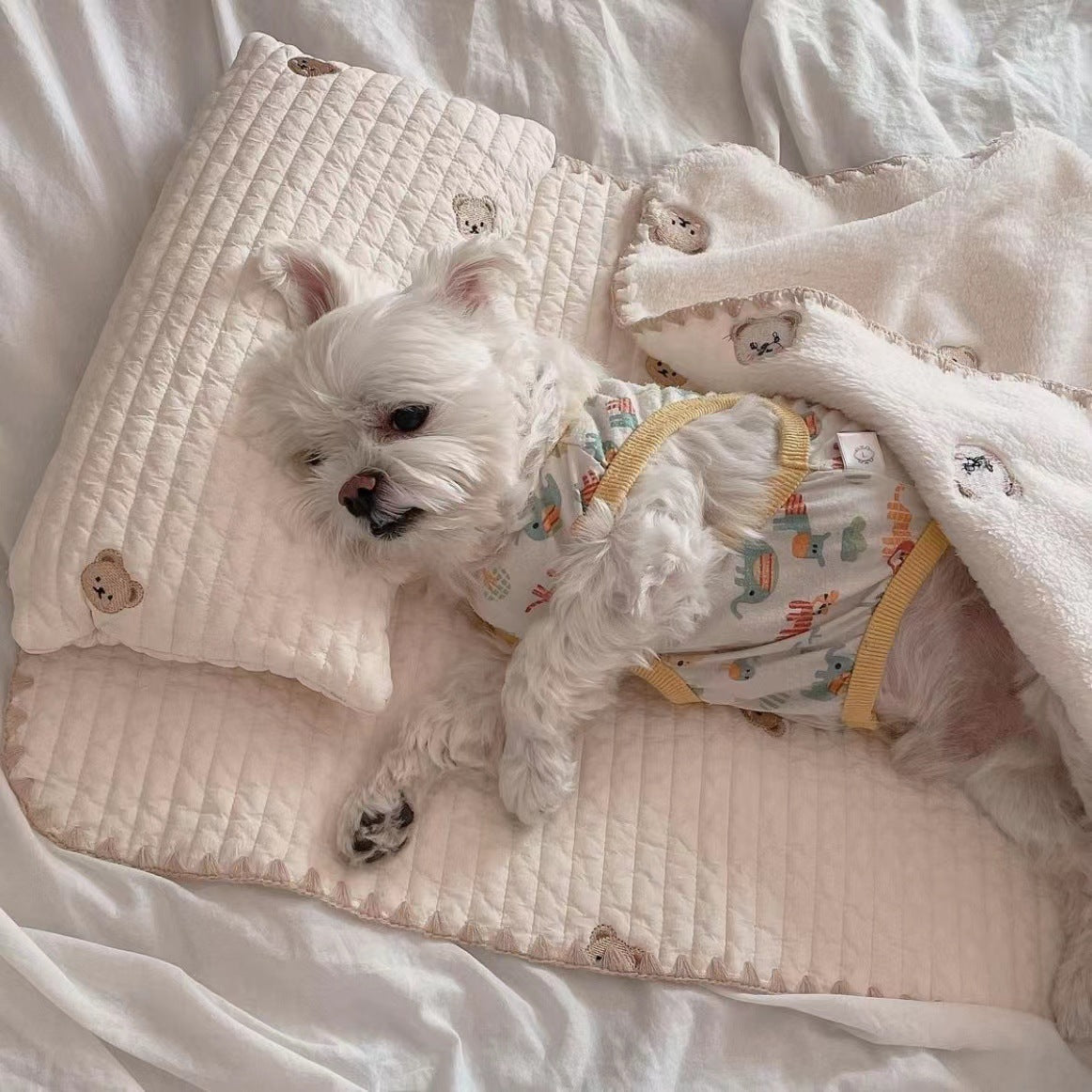 Square Mat Removable & Washable Dog Bed