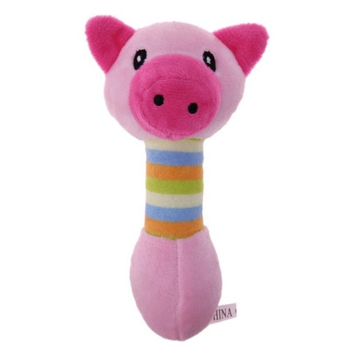 Interactive Plush Squeaky Pet Toy