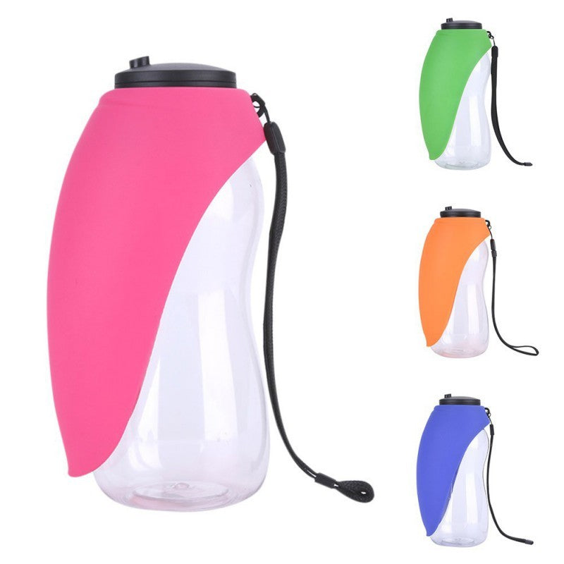 Portable Pet Water Bottle with Drinking Bowl