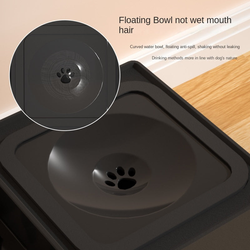 Elevated Double Dog Bowls with Adjustable Stand