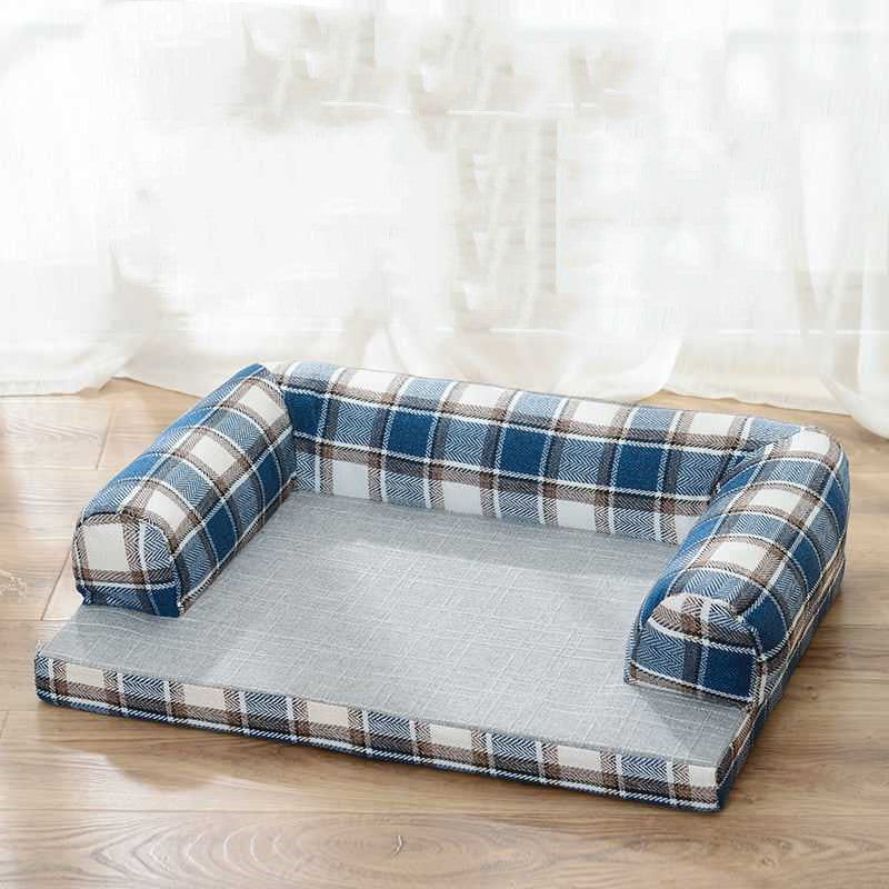 Removable & Washable Linen Dog Sofa Bed