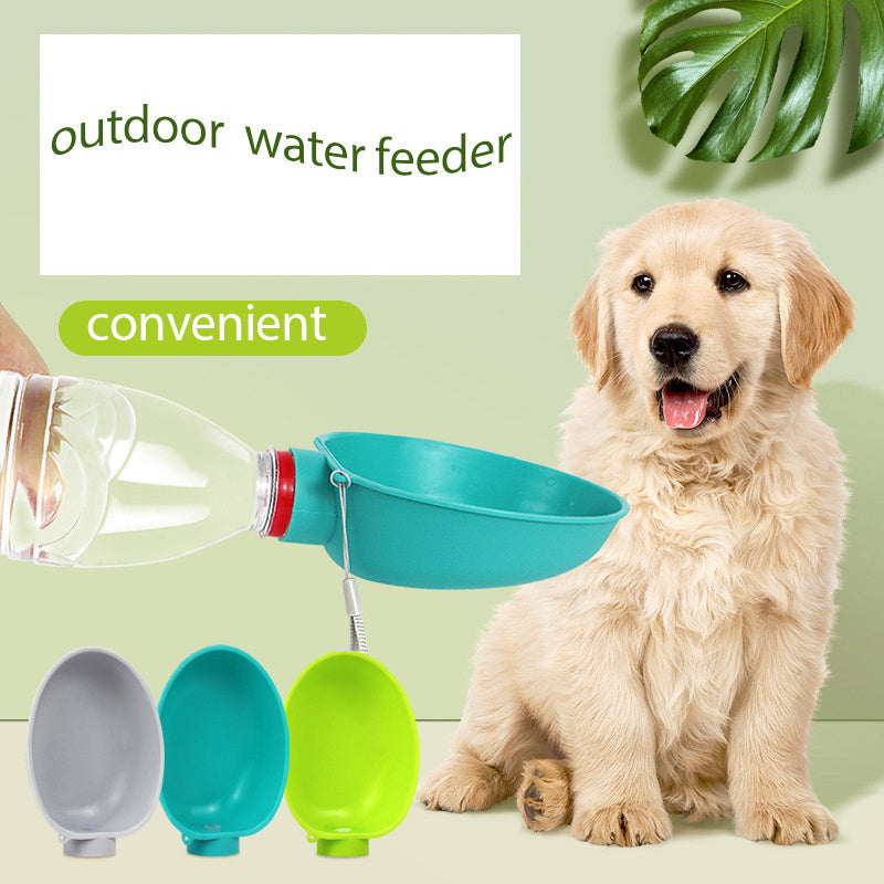 Portable Pet Water Bottle & Drinking Bowl