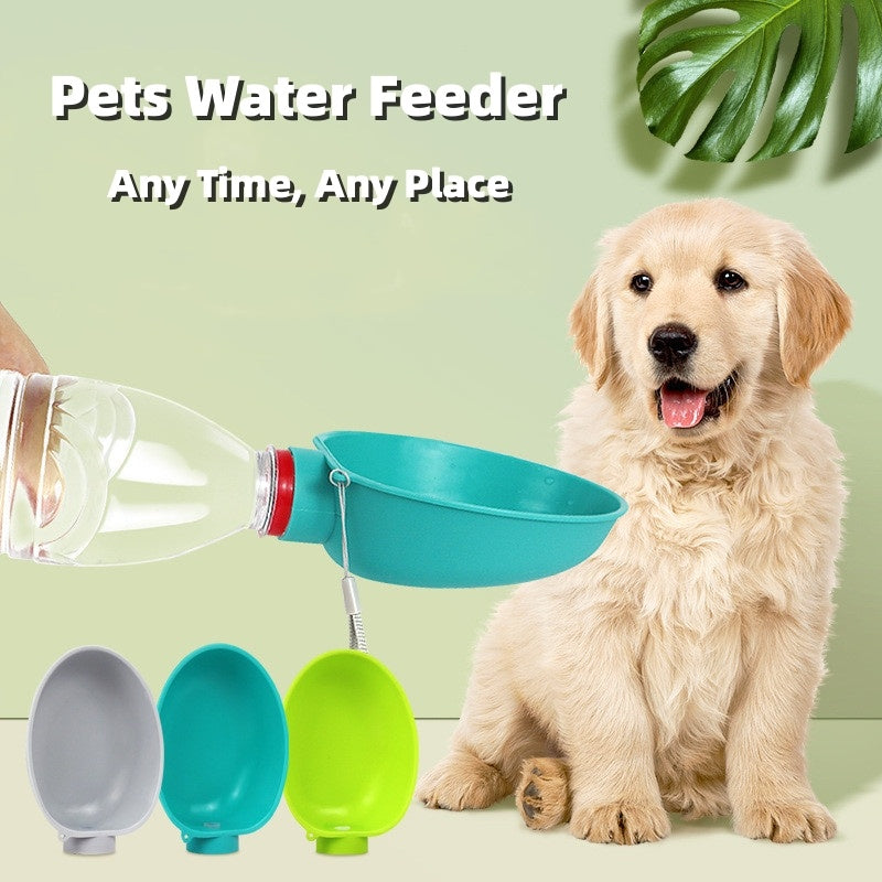 Portable Pet Water Bottle & Drinking Bowl
