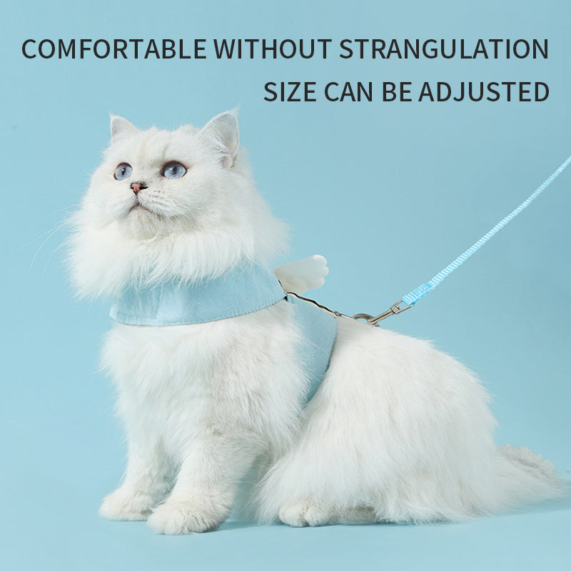 Adjustable Cat Harness and Leash Set