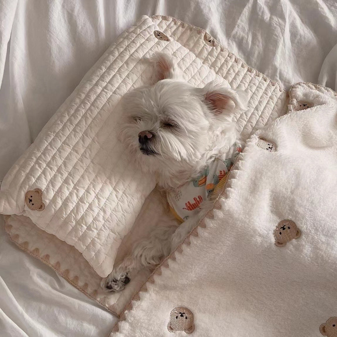 Square Mat Removable & Washable Dog Bed